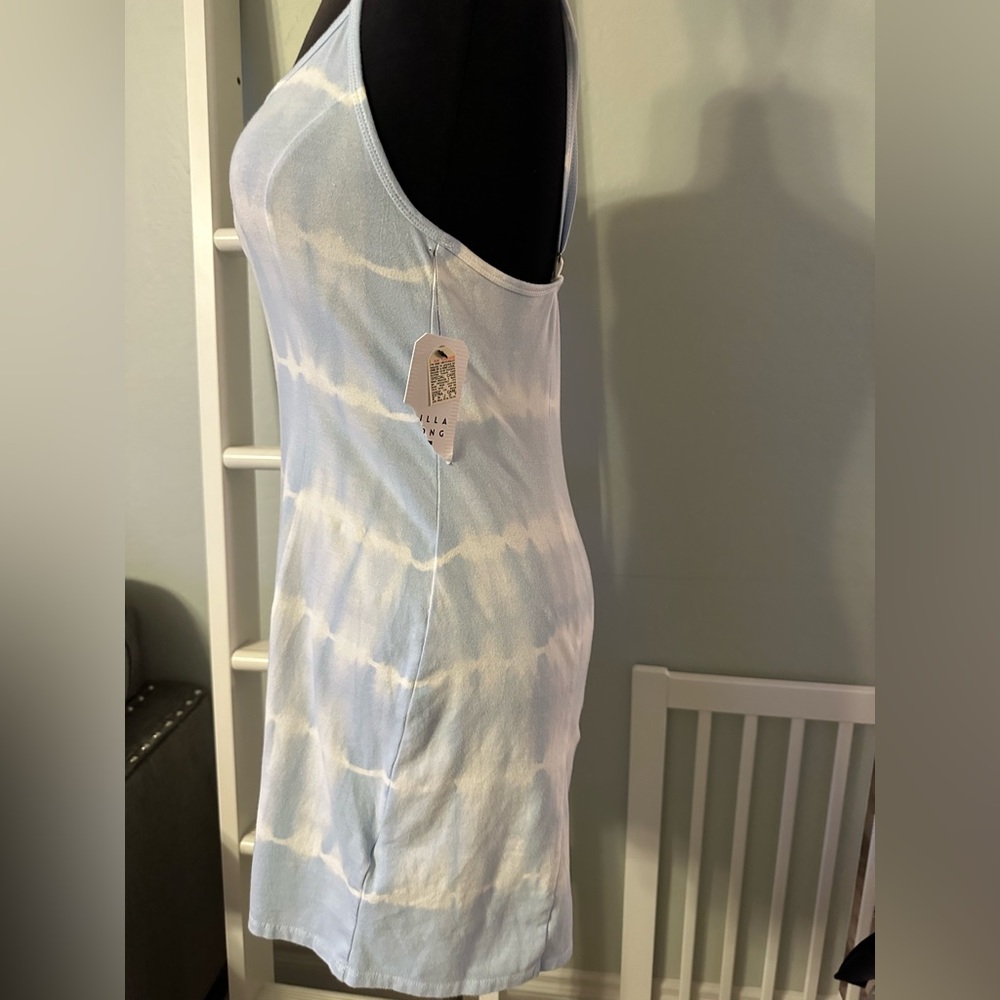 Billabong tie dye blue dress